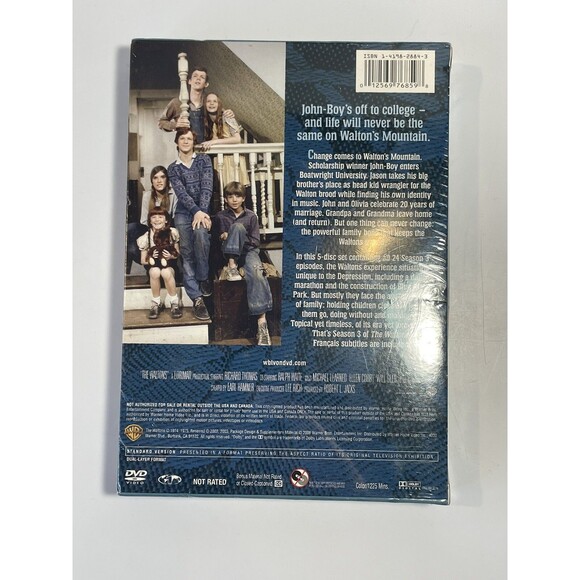 THE WALTONS Complete Third 3 Three Season 5 Fifth Season DVD NEW/SEALED LOT - Picture 3 of 9